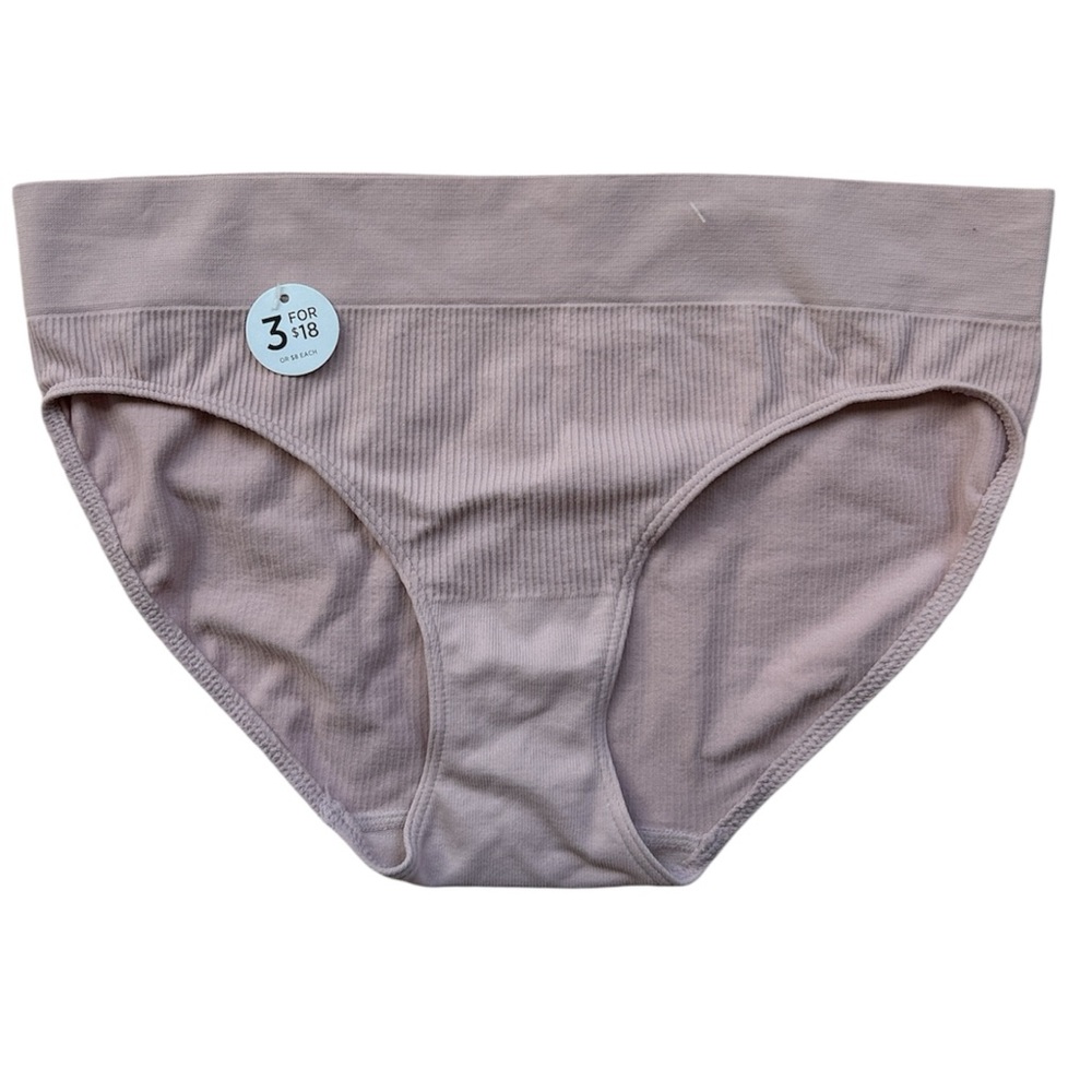 Jockey Ribbed Bikini Size Large NWT